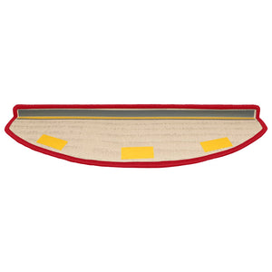 Αυτοκόλλητα Ματ Σκαλοπατιών 15 pcs Κόκκινο 80 x 24,5 x 3,5 εκ. - Pakobazaar