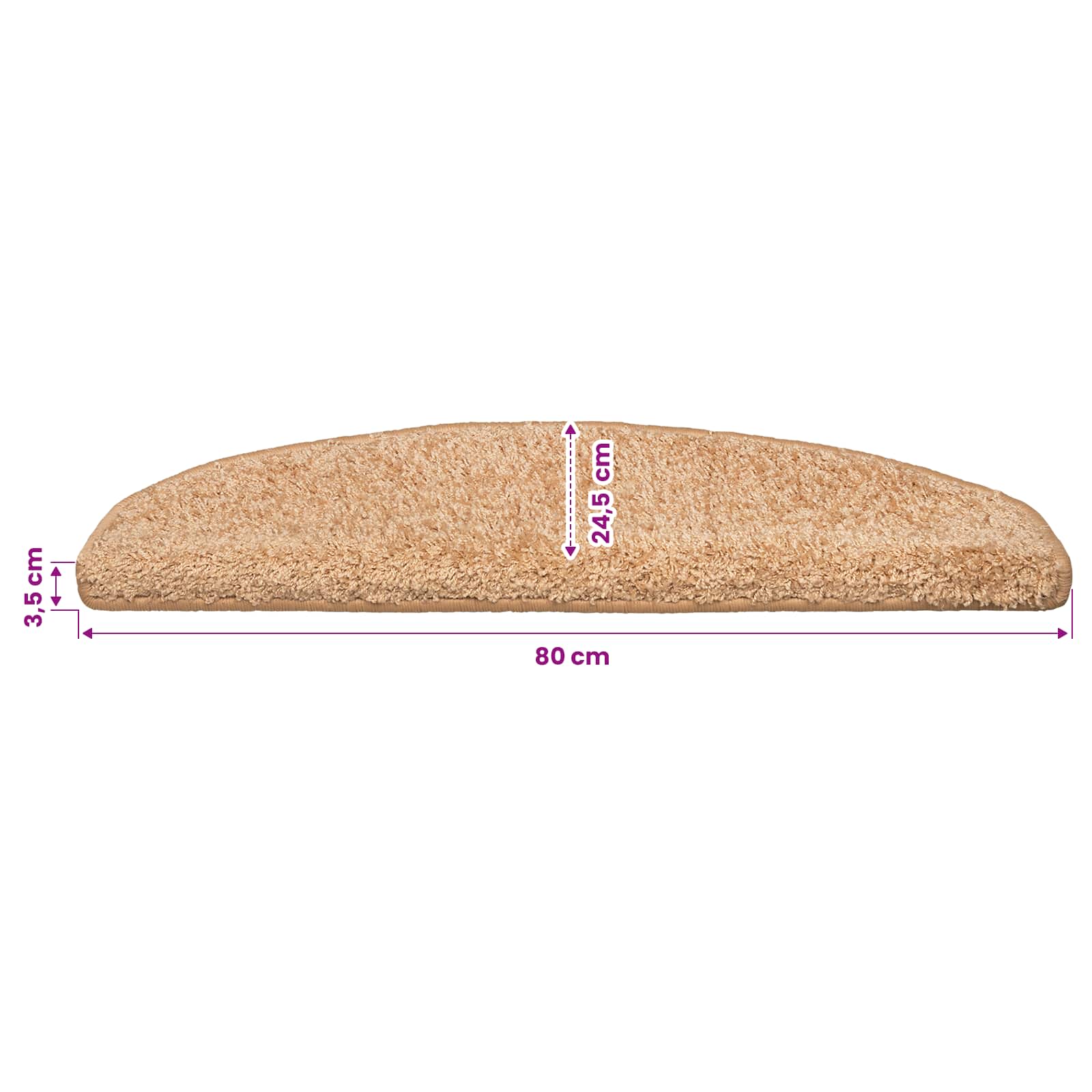 Αυτοκόλλητα Ματ Σκαλοπατιών 15 pcs Χρυσό 80 x 24,5 x 3,5 εκ. - Pakobazaar