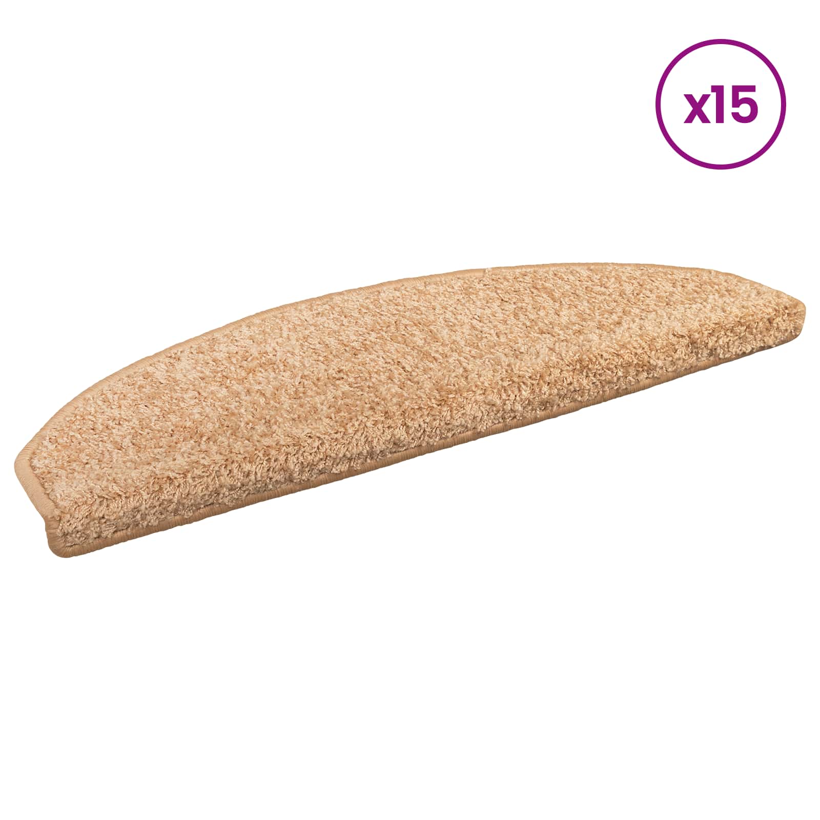 Αυτοκόλλητα Ματ Σκαλοπατιών 15 pcs Χρυσό 80 x 24,5 x 3,5 εκ. - Pakobazaar