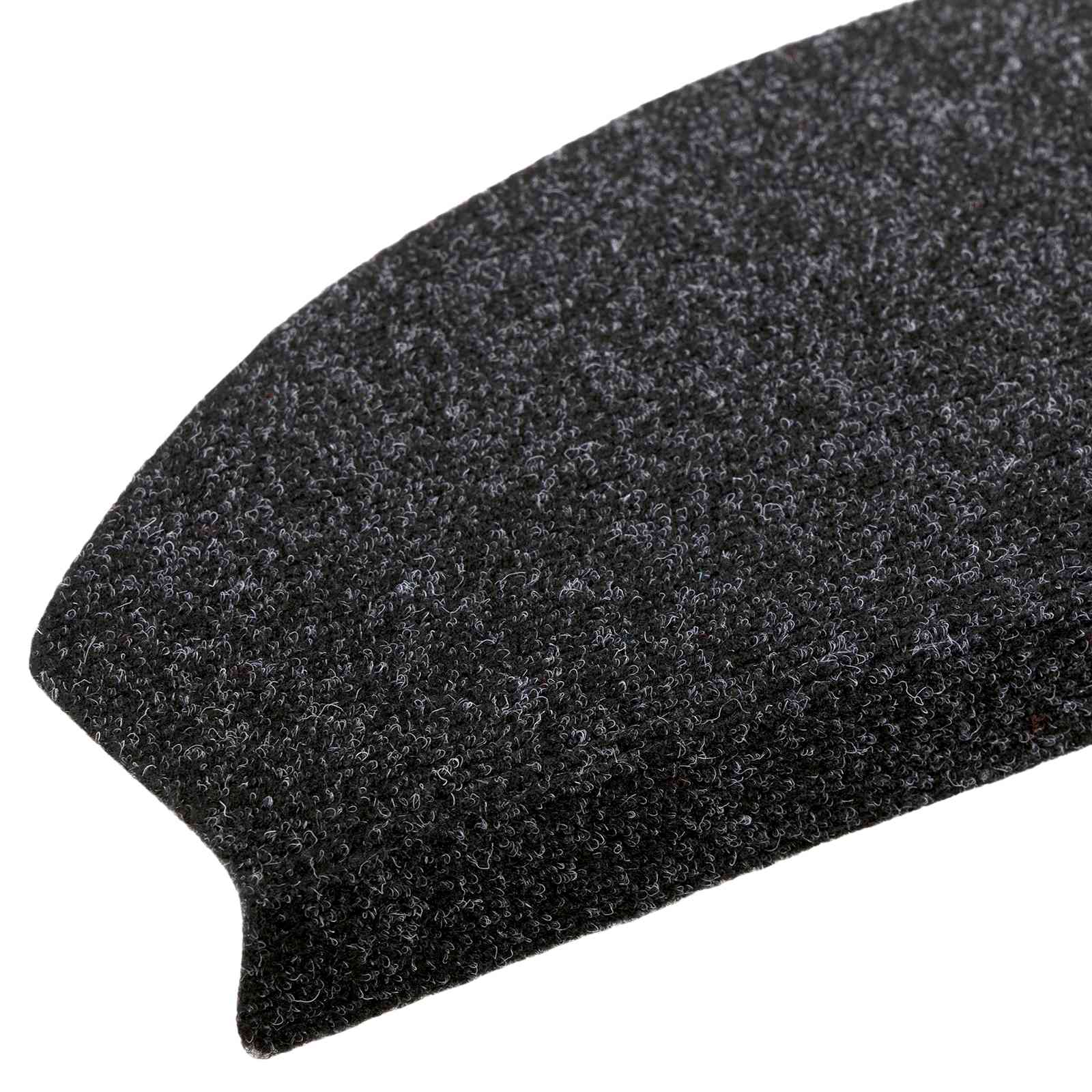 Αυτοκόλλητα Ματ Σκαλοπατιών 15 pcs Μαύρο 80 x 24,5 x 3,5 εκ. - Pakobazaar