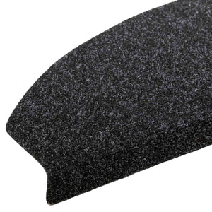 Αυτοκόλλητα Ματ Σκαλοπατιών 15 pcs Μαύρο 80 x 24,5 x 3,5 εκ. - Pakobazaar