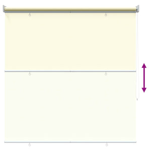 Ρολό Κουρτίνα UV Προστασία Κρεμ 120 x 140 cm Πολυεστέρας - Pakobazaar