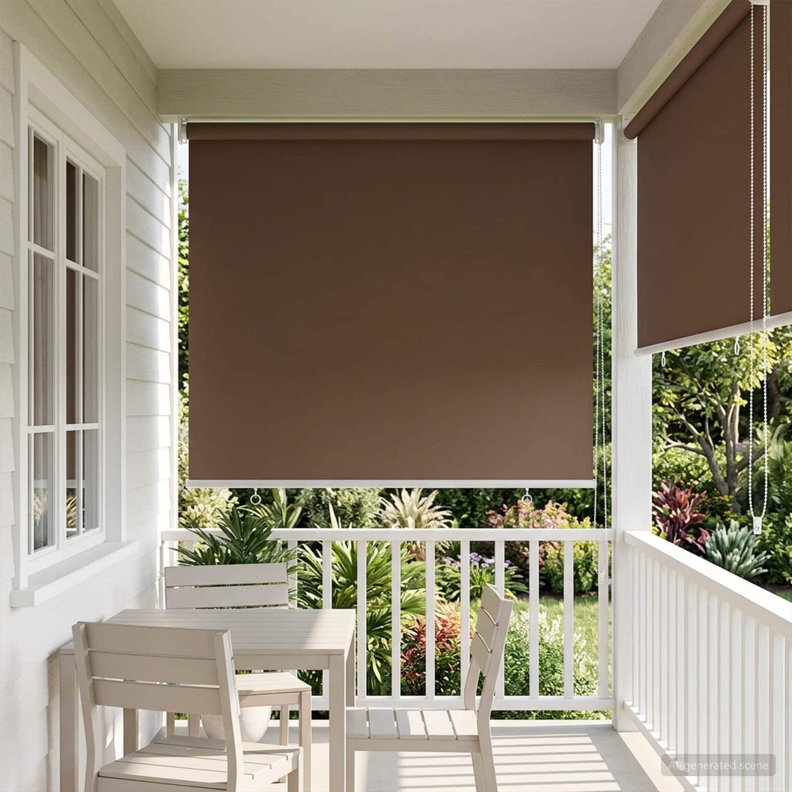 Ρολό Κουρτίνα UV Προστασία Taupe 80 x 140 cm Πολυεστέρας - Pakobazaar