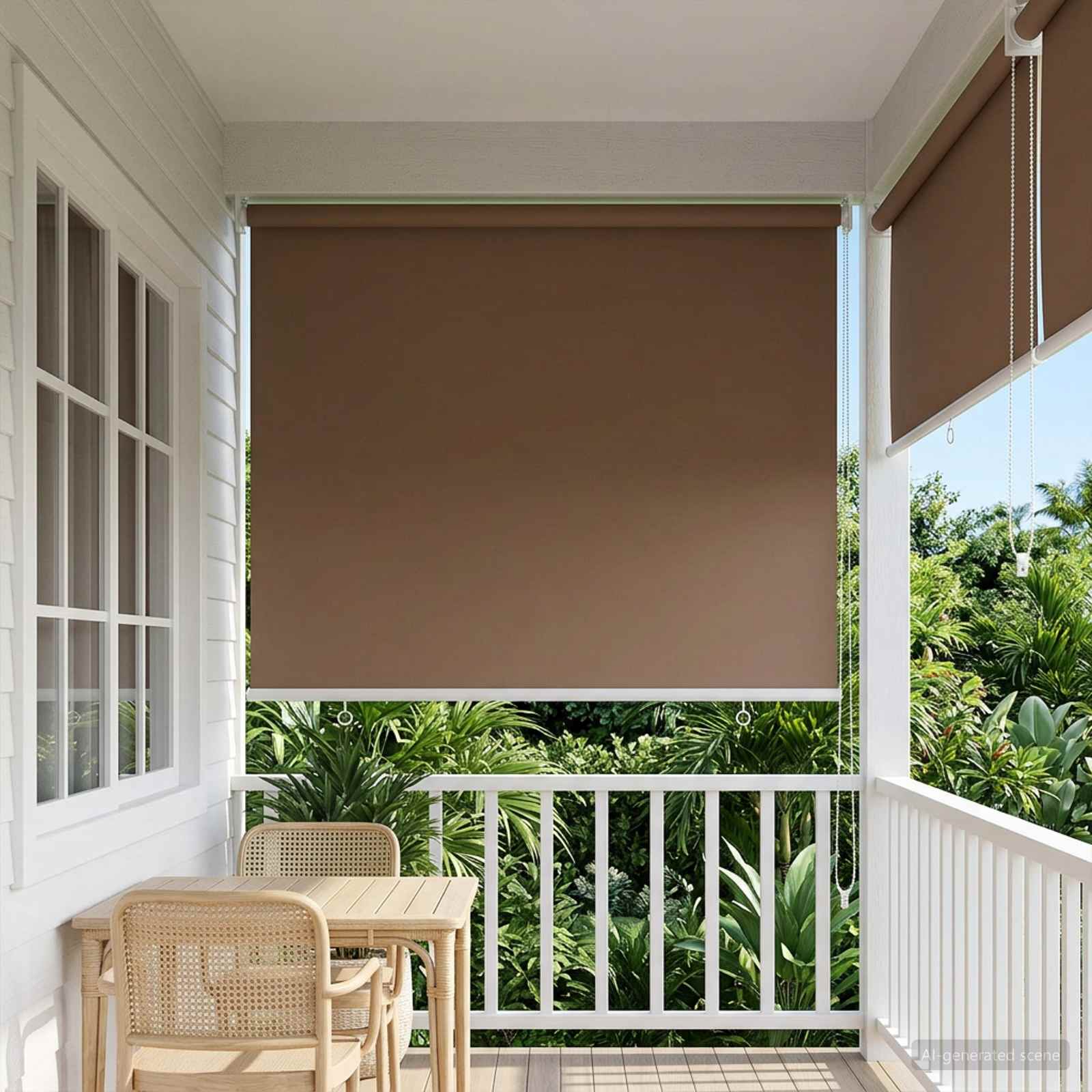 Ρολό Κουρτίνα UV Προστασία Taupe 60 x 230 cm Πολυεστέρας - Pakobazaar