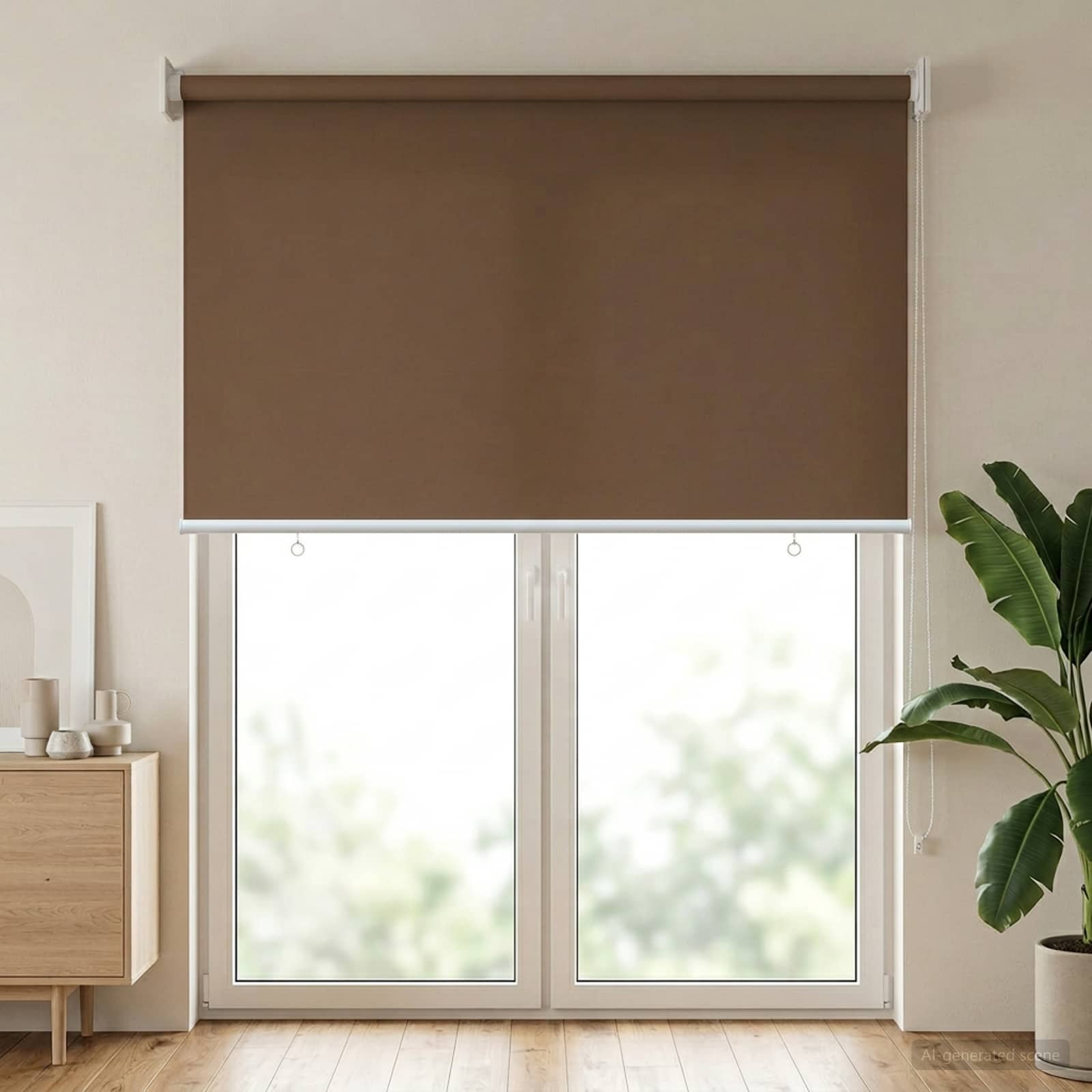 Ρολό Κουρτίνα UV Προστασία Taupe 60 x 230 cm Πολυεστέρας - Pakobazaar