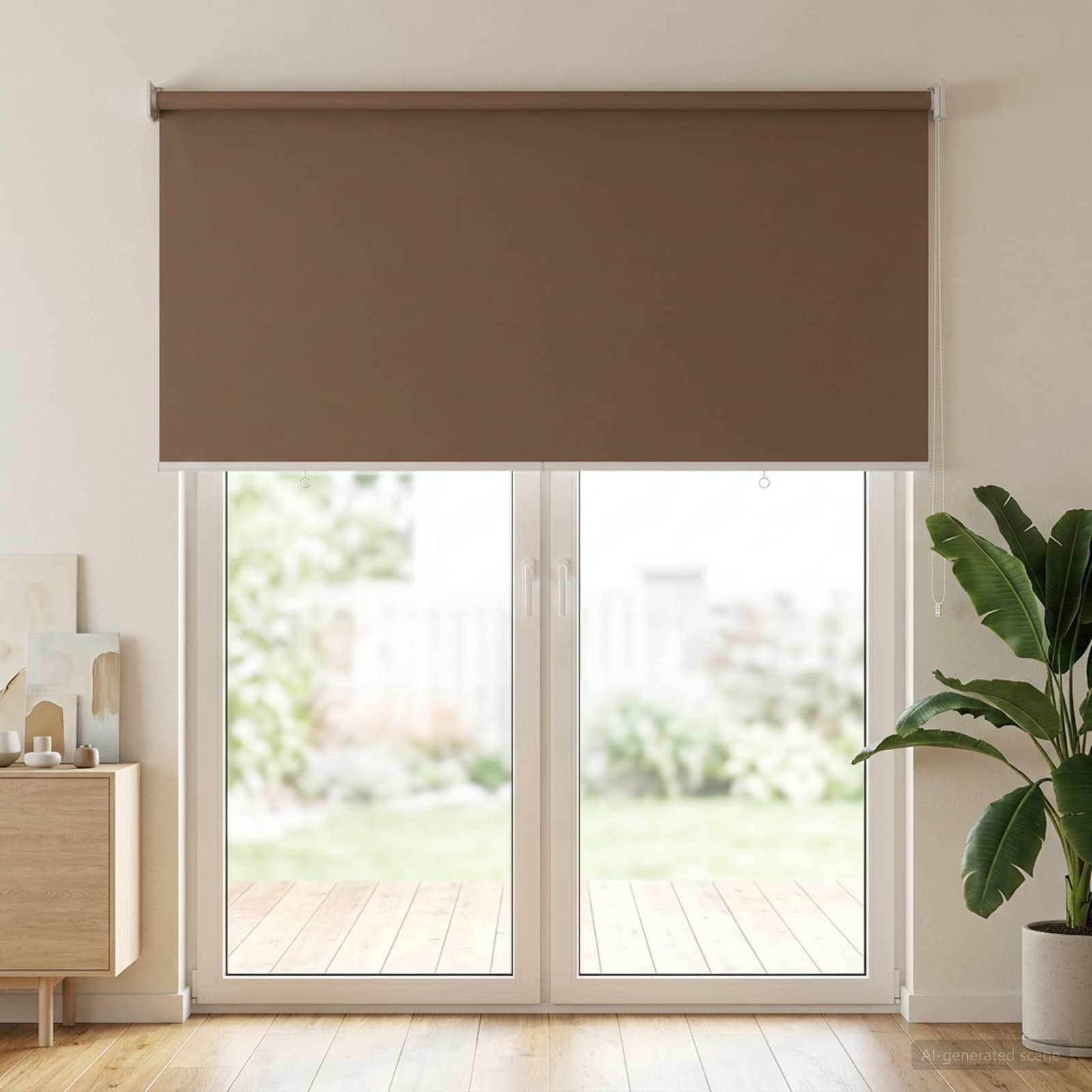 Ρολό Κουρτίνα UV Προστασία Taupe 145 x 230 εκ Πολυεστέρας - Pakobazaar