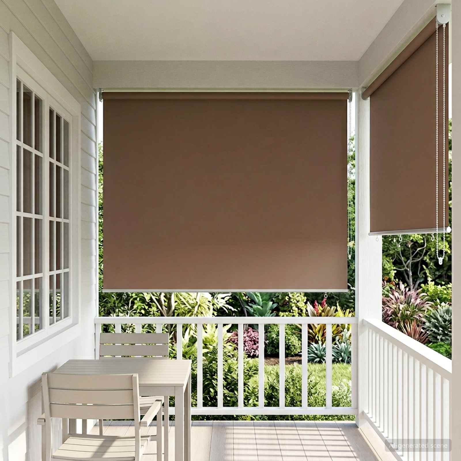 Ρολό Κουρτίνα UV Προστασία Taupe 160 x 230 cm Πολυεστέρας - Pakobazaar