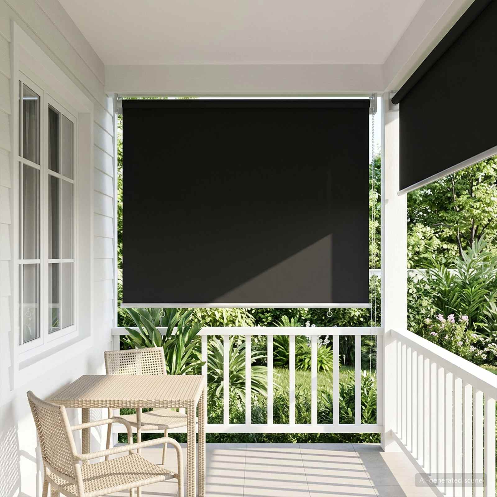 Ρολό Κουρτίνα UV Προστασία Ανθρακί 100 x 140 cm Πολυεστέρας - Pakobazaar