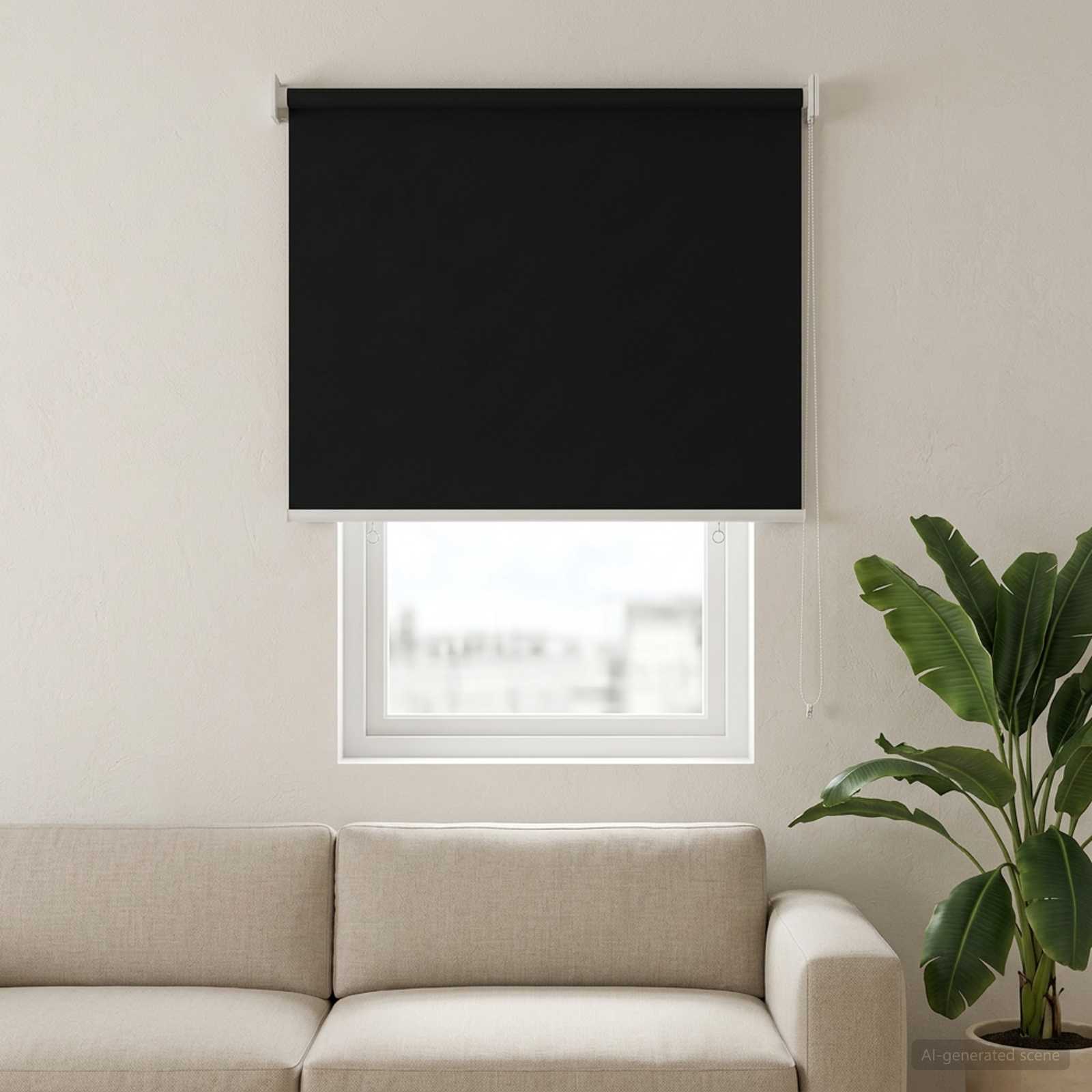Ρολό Κουρτίνα UV Προστασία Ανθρακί 100 x 140 cm Πολυεστέρας - Pakobazaar