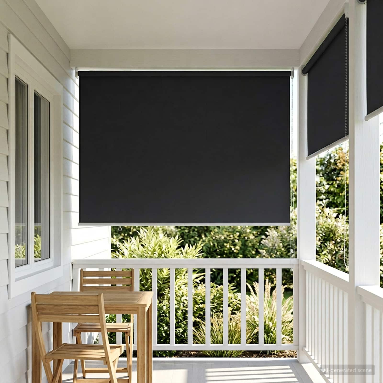 Ρολό Κουρτίνα UV Προστασία Ανθρακί 120 x 140 cm Πολυεστέρας - Pakobazaar