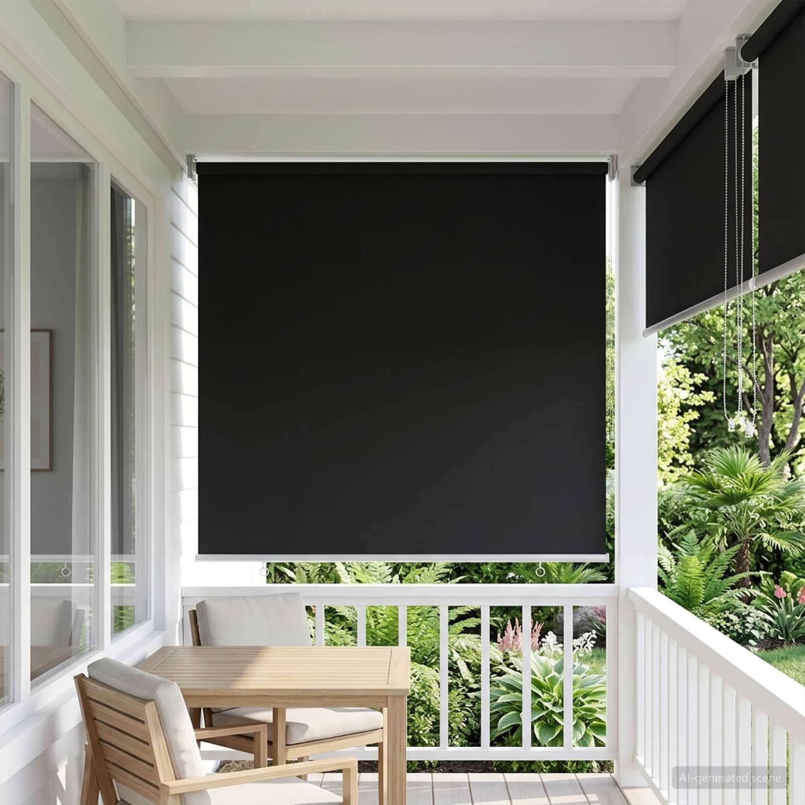 Ρολό Κουρτίνα UV Προστασία Ανθρακί 60 x 230 cm Πολυεστέρας - Pakobazaar