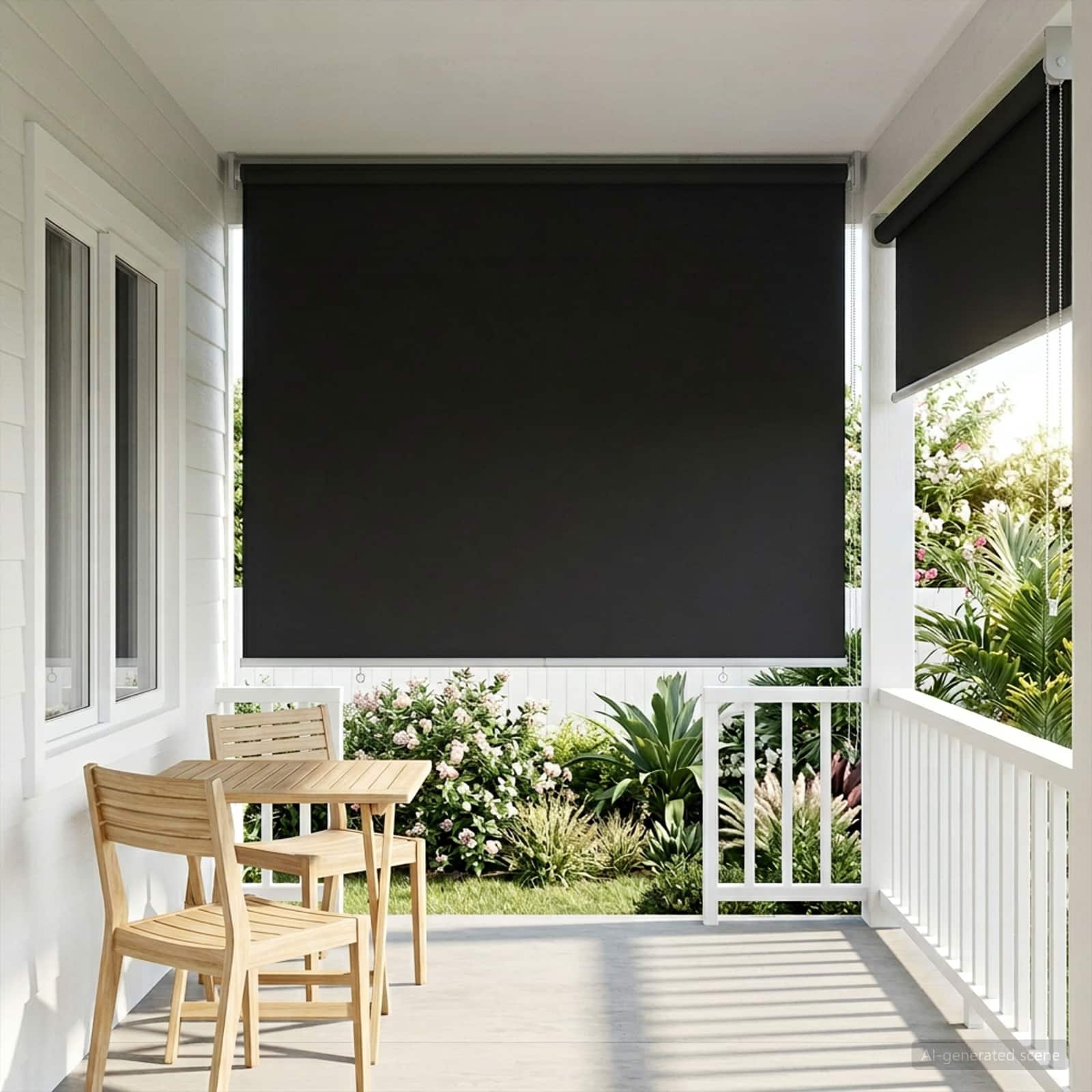 Ρολό Κουρτίνα UV Προστασία Ανθρακί 100 x 230 cm Πολυεστέρας - Pakobazaar