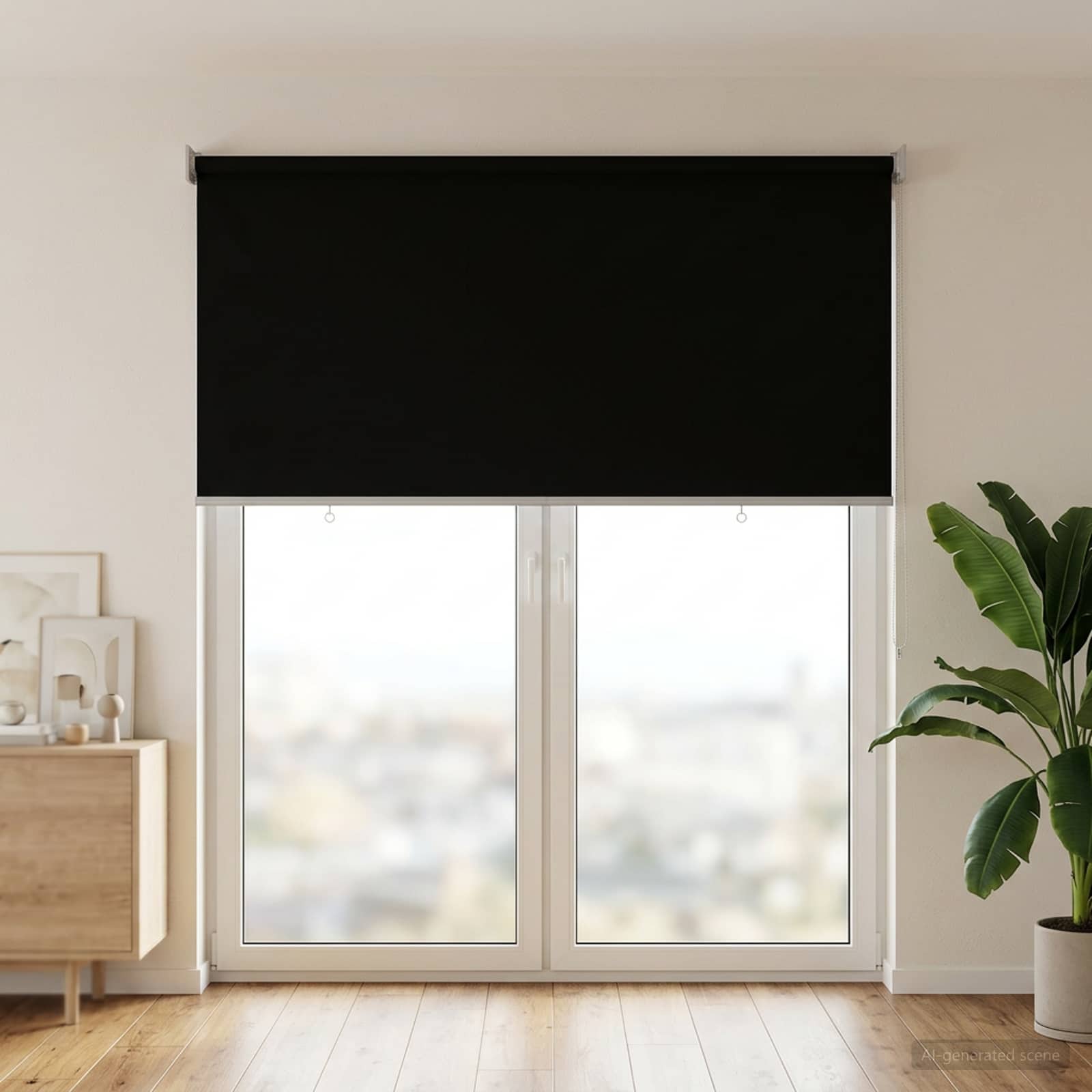Ρολό Κουρτίνα UV Προστασία Ανθρακί 100 x 230 cm Πολυεστέρας - Pakobazaar