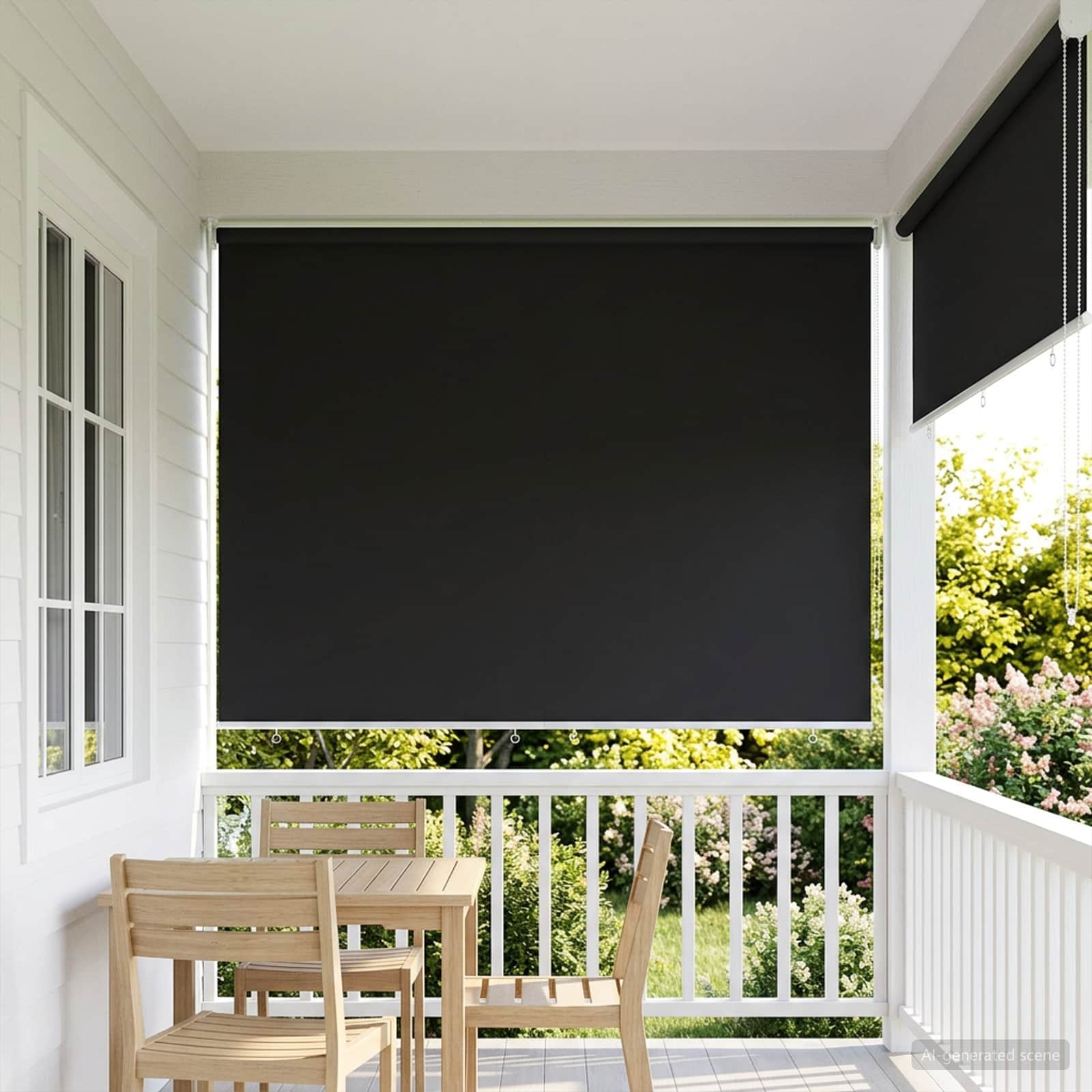 Ρολό Κουρτίνα UV Προστασία Ανθρακί 180 x 230 cm Πολυεστέρας - Pakobazaar