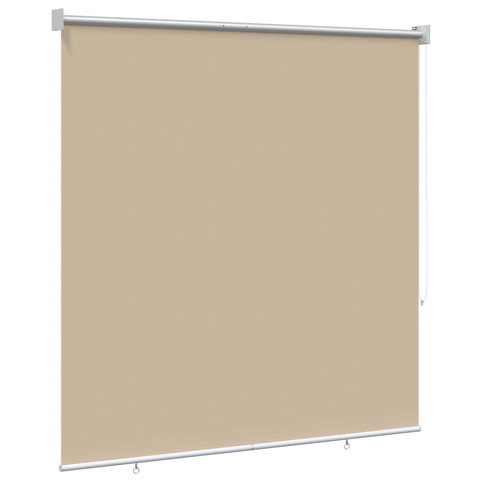 Ρολό Κουρτίνα UV Προστασία Μπεζ 140 x 140 cm Πολυεστέρας - Pakobazaar