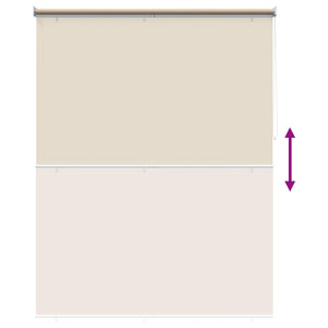 Ρολό Κουρτίνα UV Προστασία Μπεζ 160 x 140 cm Πολυεστέρας - Pakobazaar