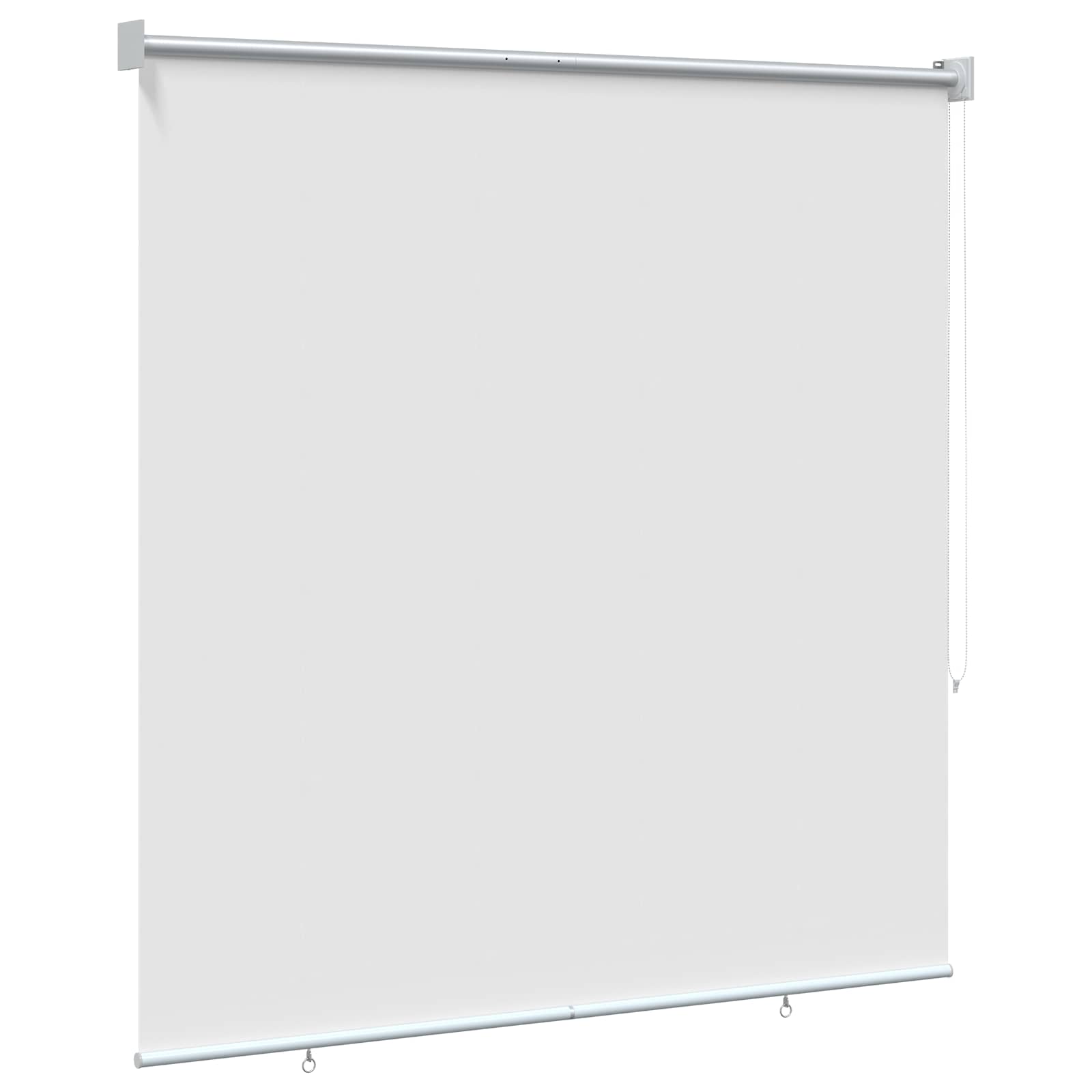 Ρολό Κουρτίνα UV Προστασία Λευκό 100 x 230 cm Πολυεστέρας - Pakobazaar