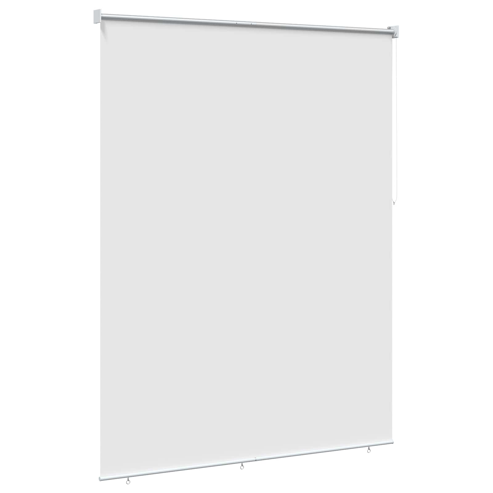 Ρολό Κουρτίνα UV Προστασία Λευκό 160 x 230 cm Πολυεστέρας - Pakobazaar