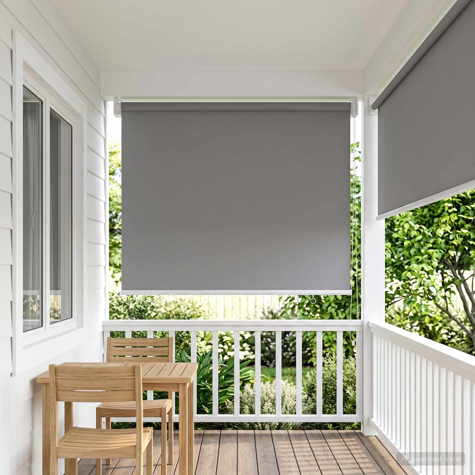 Ρολό Κουρτίνα UV Προστασία Ανοιχτό γκρι 60 x 140 cm Πολυεστέρας - Pakobazaar