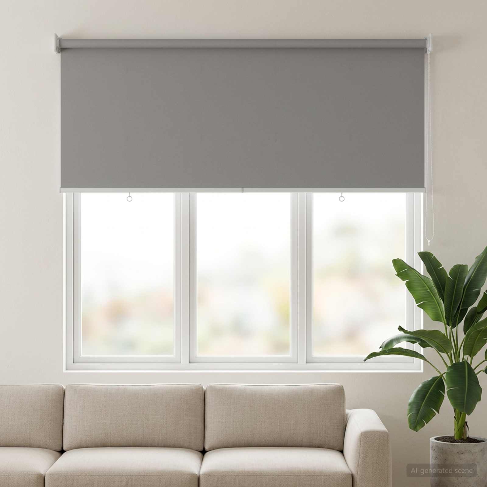 Ρολό Κουρτίνα UV Προστασία Ανοιχτό γκρι 140 x 140 cm - Pakobazaar