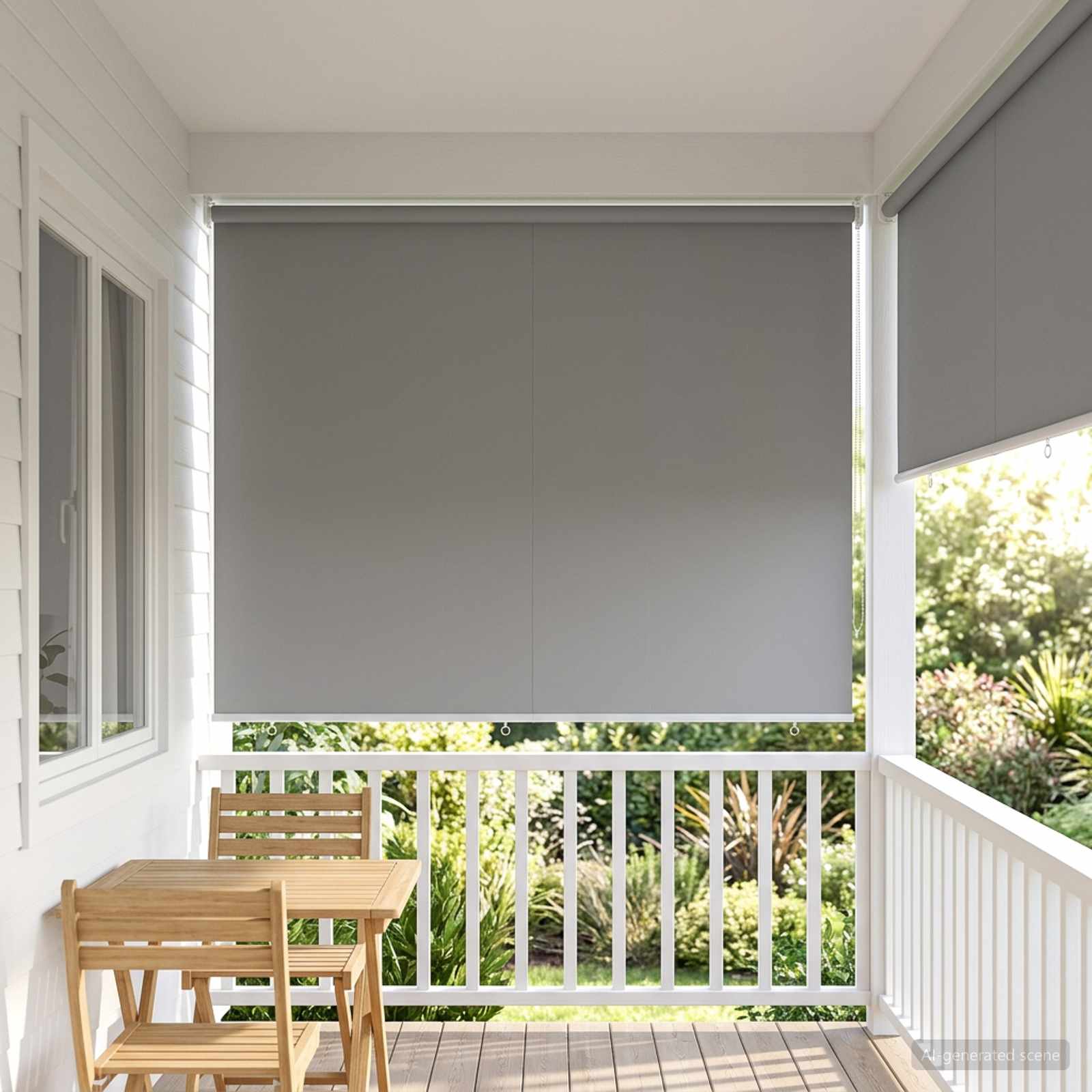 Ρολό Κουρτίνα UV Προστασία Ανοιχτό γκρι 200 x 140 cm - Pakobazaar