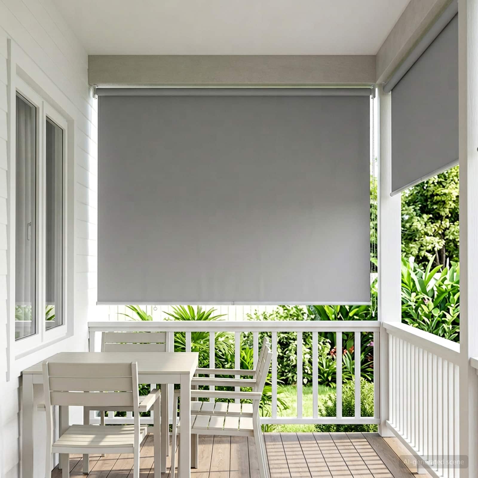 Ρολό Κουρτίνα UV Προστασία Ανοιχτό γκρι 140 x 230 cm - Pakobazaar