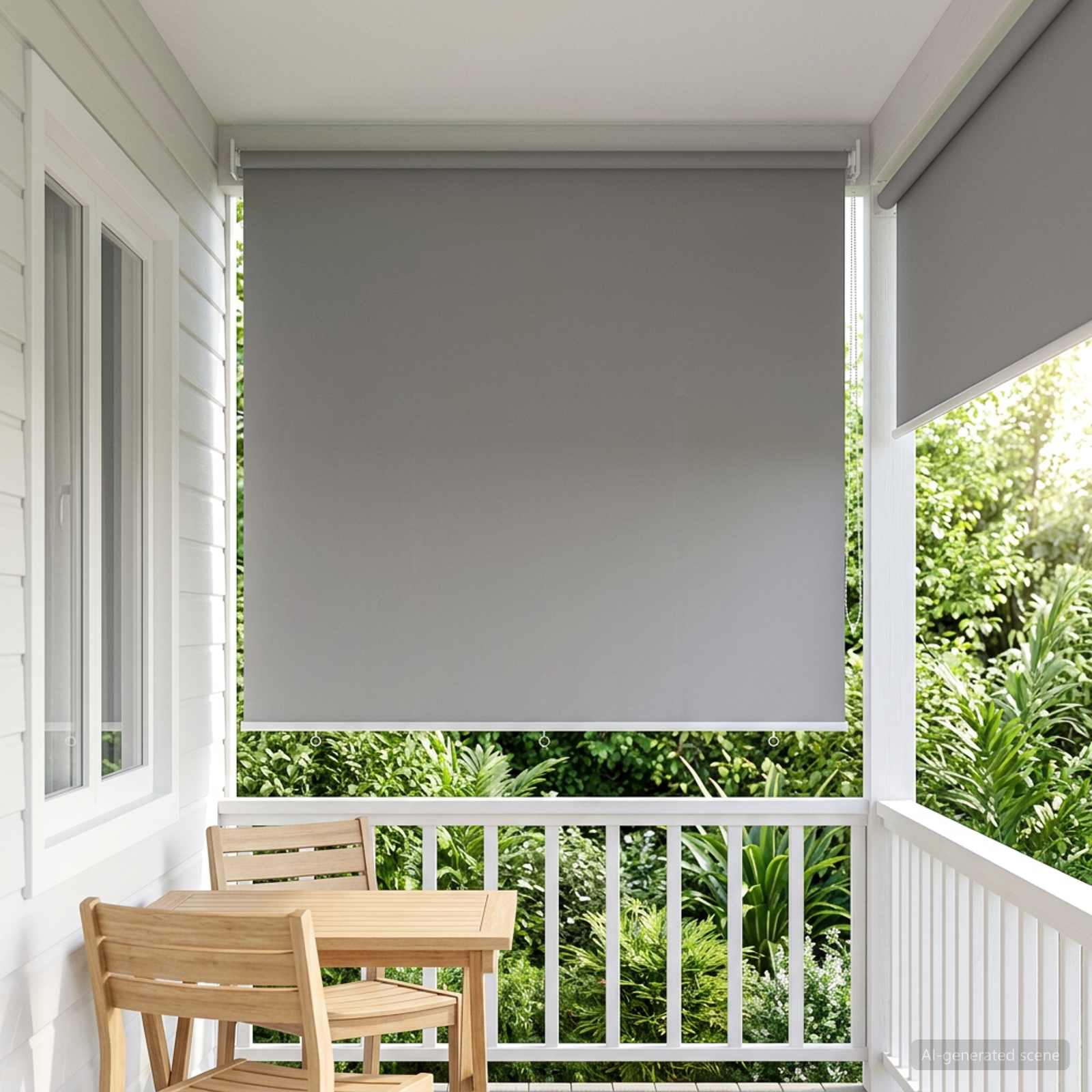 Ρολό Κουρτίνα UV Προστασία Ανοιχτό γκρι 160 x 230 cm - Pakobazaar