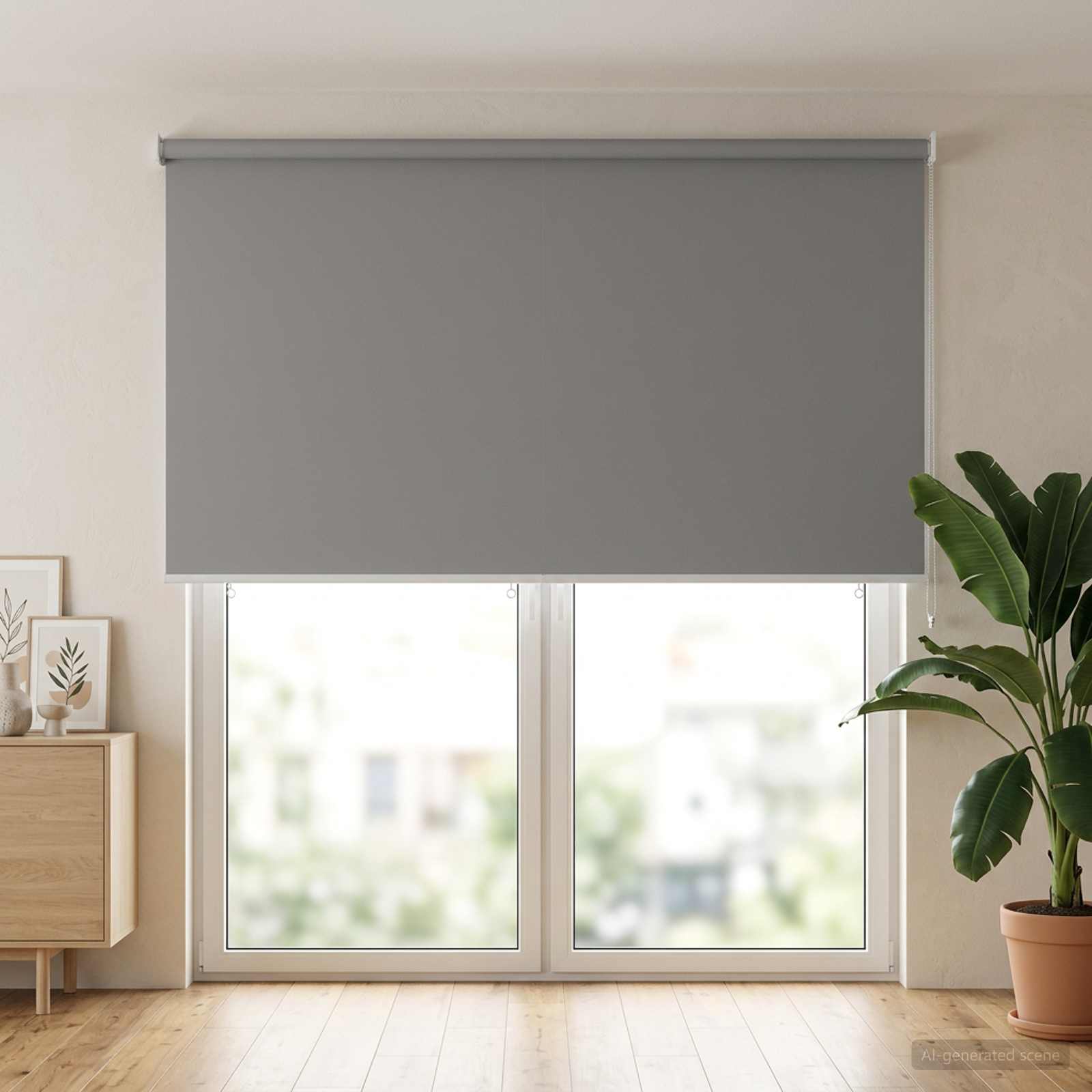 Ρολό Κουρτίνα UV Προστασία Ανοιχτό γκρι 160 x 230 cm - Pakobazaar