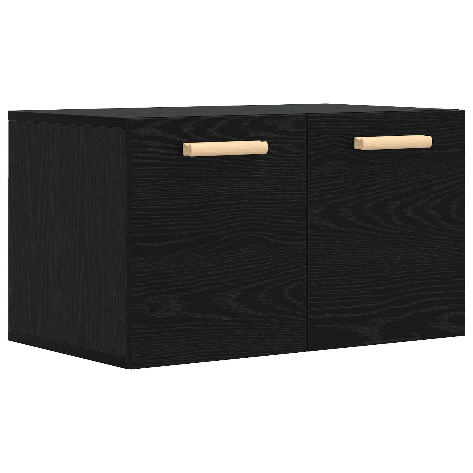 Ντουλάπα Τοίχου Μαύρη δρυς 60 x 36,5 x 35 cm Επεξεργασμένο Ξύλο - Pakobazaar