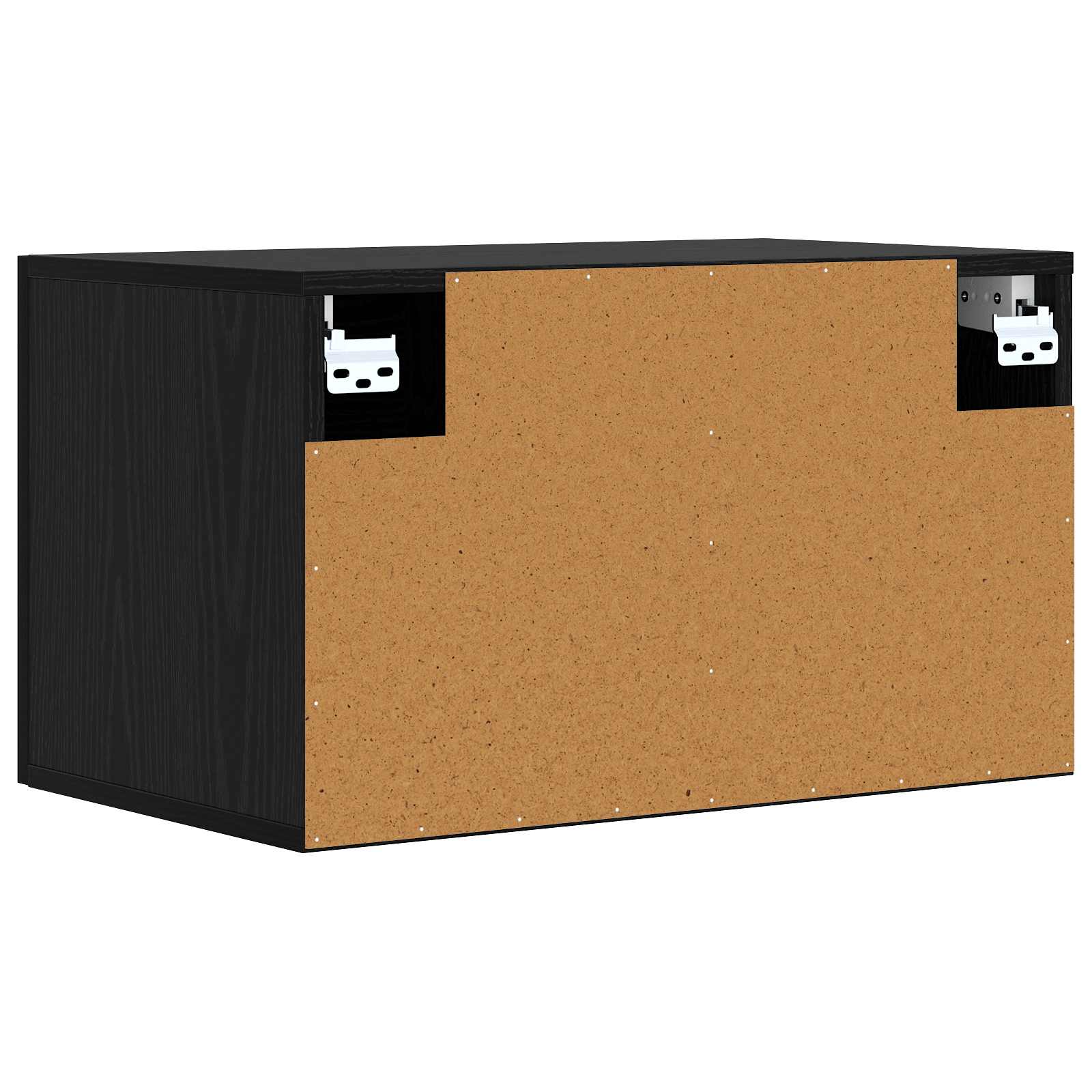 Ντουλάπα Τοίχου Μαύρη δρυς 60 x 36,5 x 35 cm Επεξεργασμένο Ξύλο - Pakobazaar
