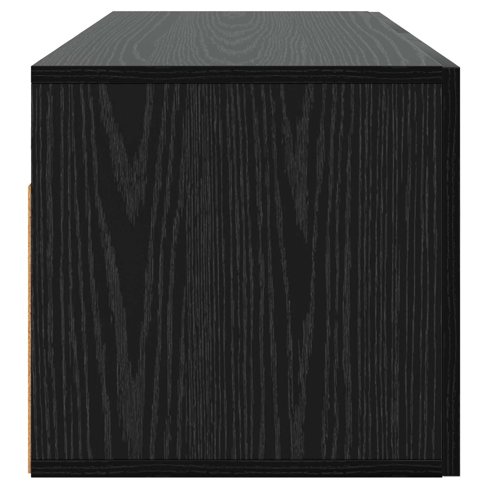 Ντουλάπα Τοίχου Επιτοίχιο Μαύρη δρυς 80 x 36,5 x 35 cm - Pakobazaar