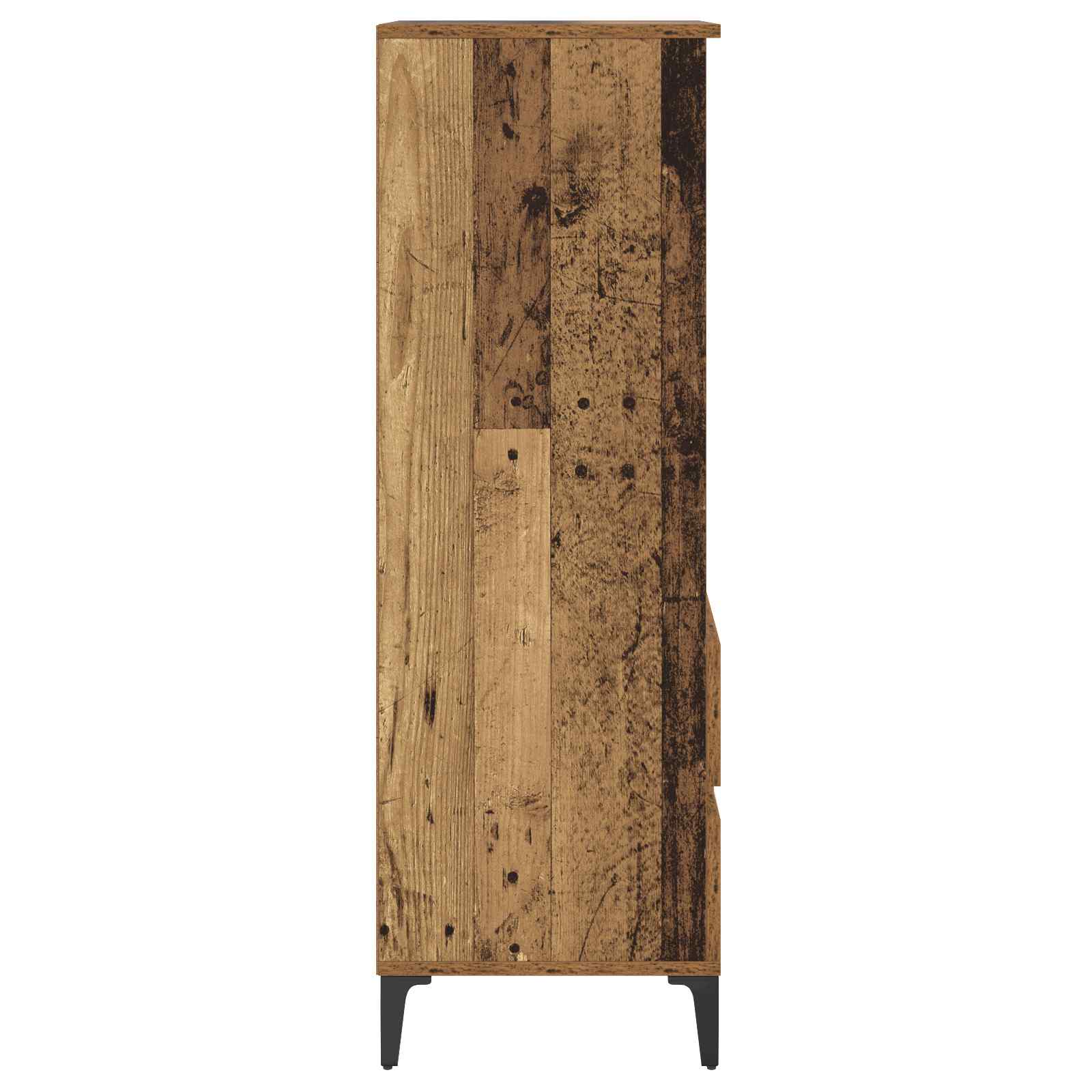 Highboard Παλαιωμένο ξύλο 40 x 36 x 110 εκ. Επεξεργασμένο Ξύλο - Pakobazaar