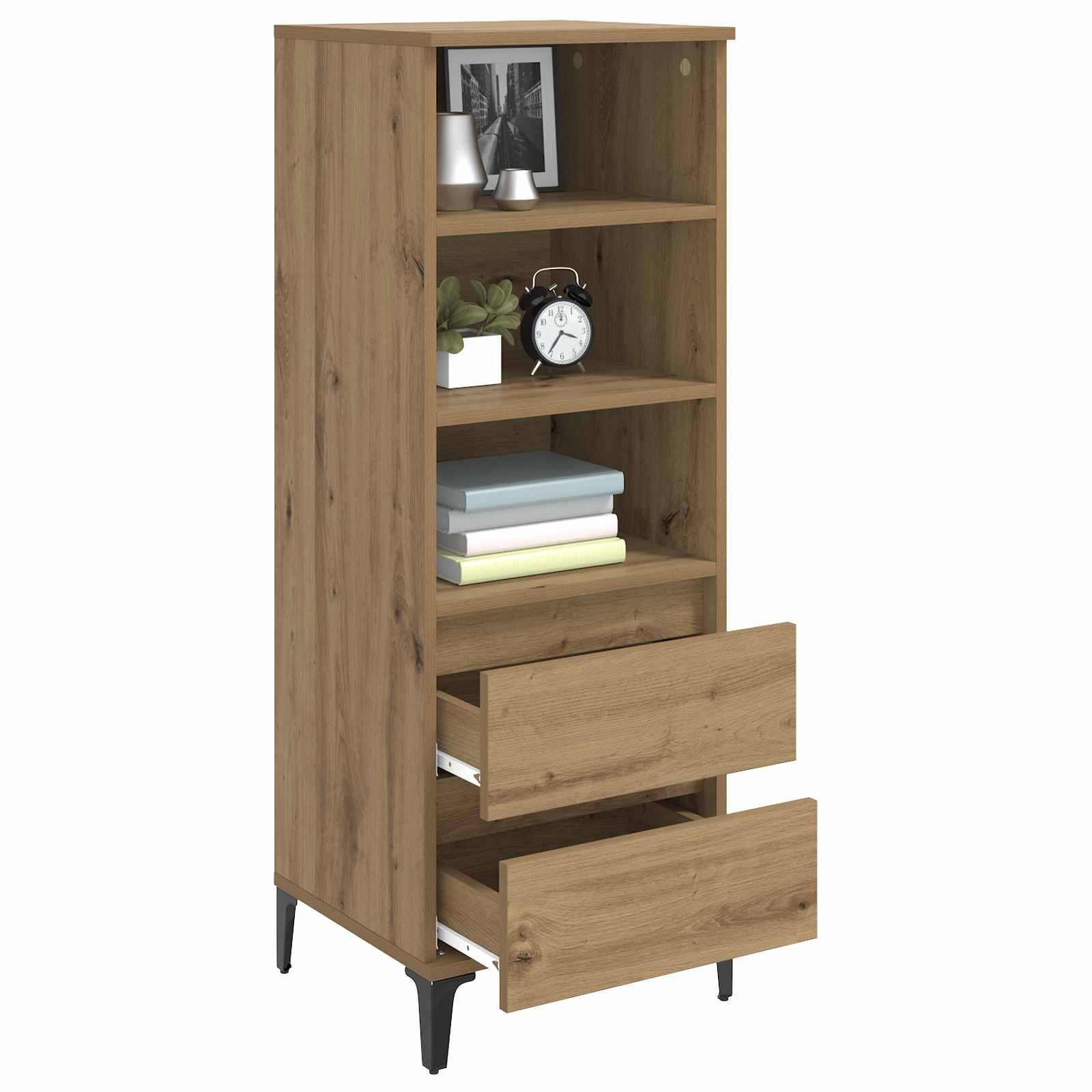 Highboard Artisan Δρυς 40 x 36 x 110 εκ. Επεξεργασμένο Ξύλο