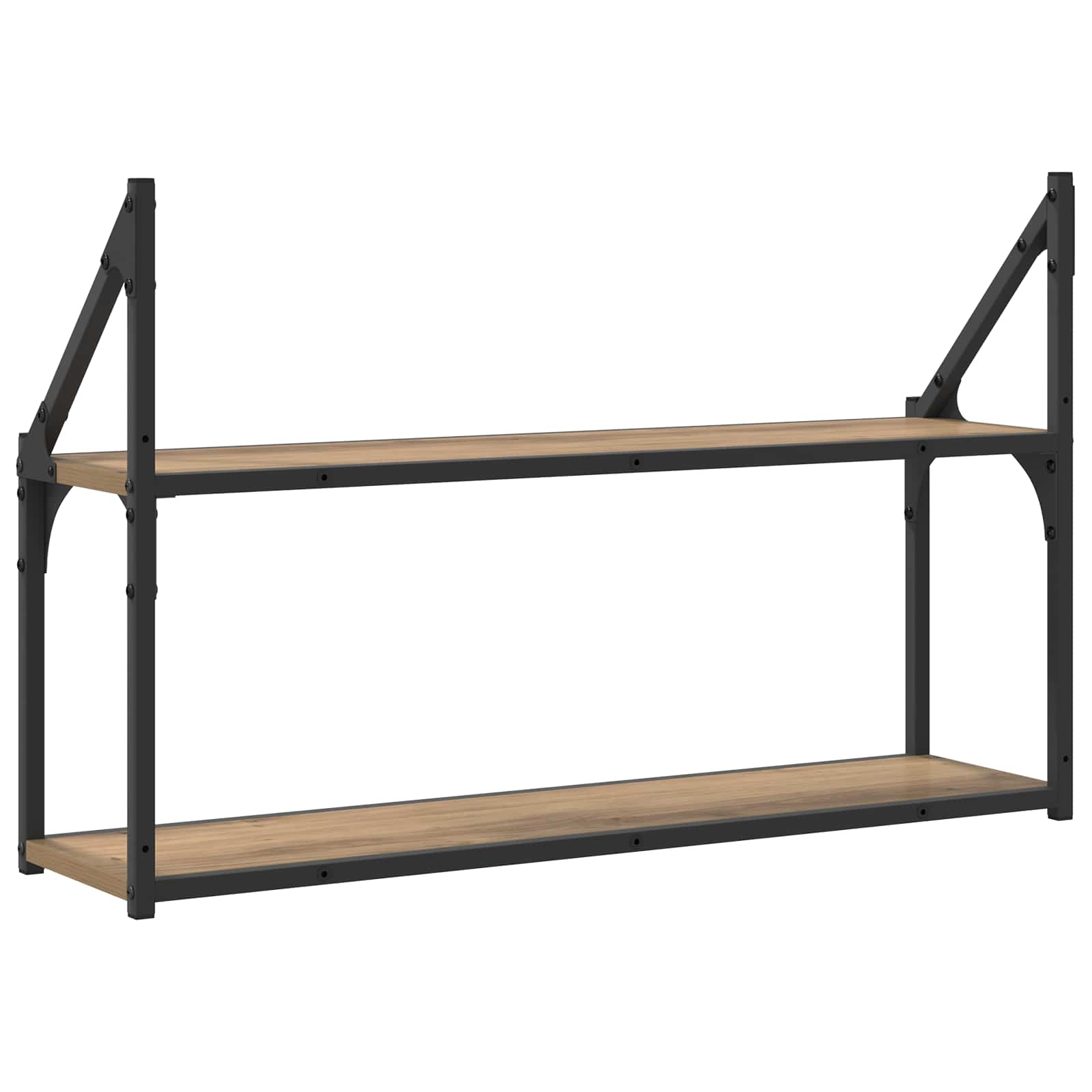Ράφι Τοίχου Επιτοίχιο Artisan δρυς 80 x 21 x 51 cm μέταλλο PB - Pakobazaar