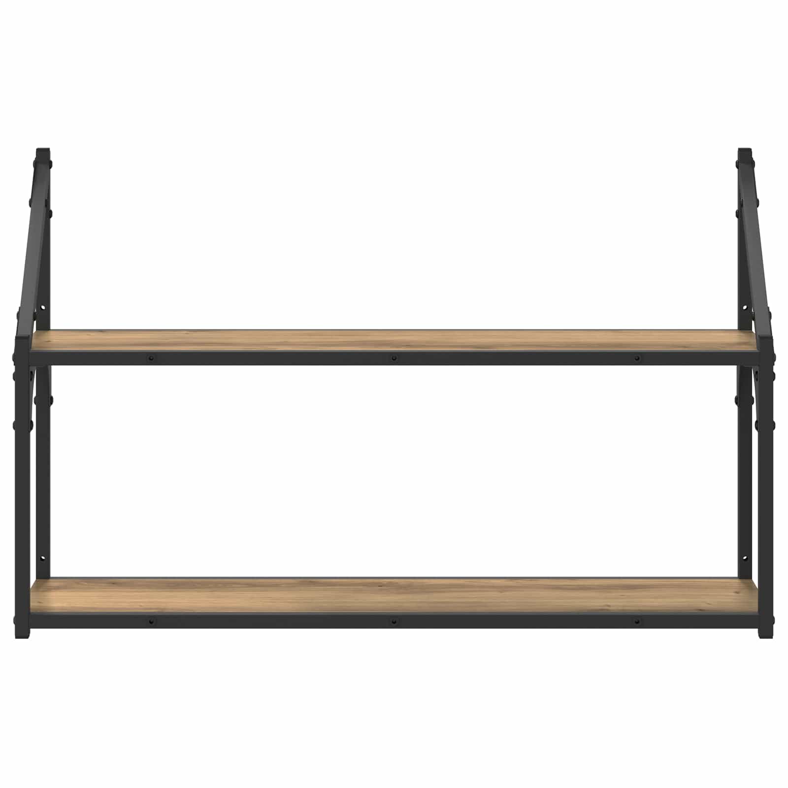 Ράφι Τοίχου Επιτοίχιο Artisan δρυς 80 x 21 x 51 cm μέταλλο PB - Pakobazaar
