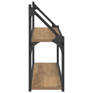 Ράφι Τοίχου Επιτοίχιο Artisan δρυς 80 x 21 x 51 cm μέταλλο PB - Pakobazaar