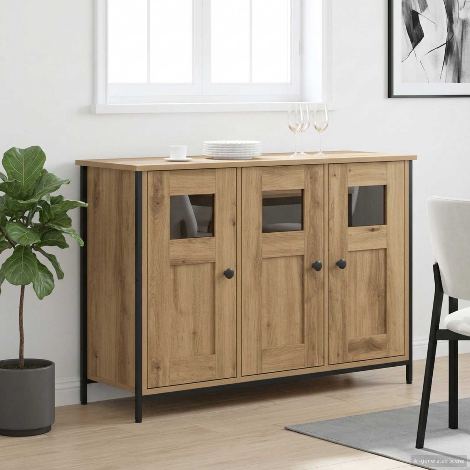 Πλαϊνό γραφείο Artisan Δρυς 100 x 35 x 70 εκ.