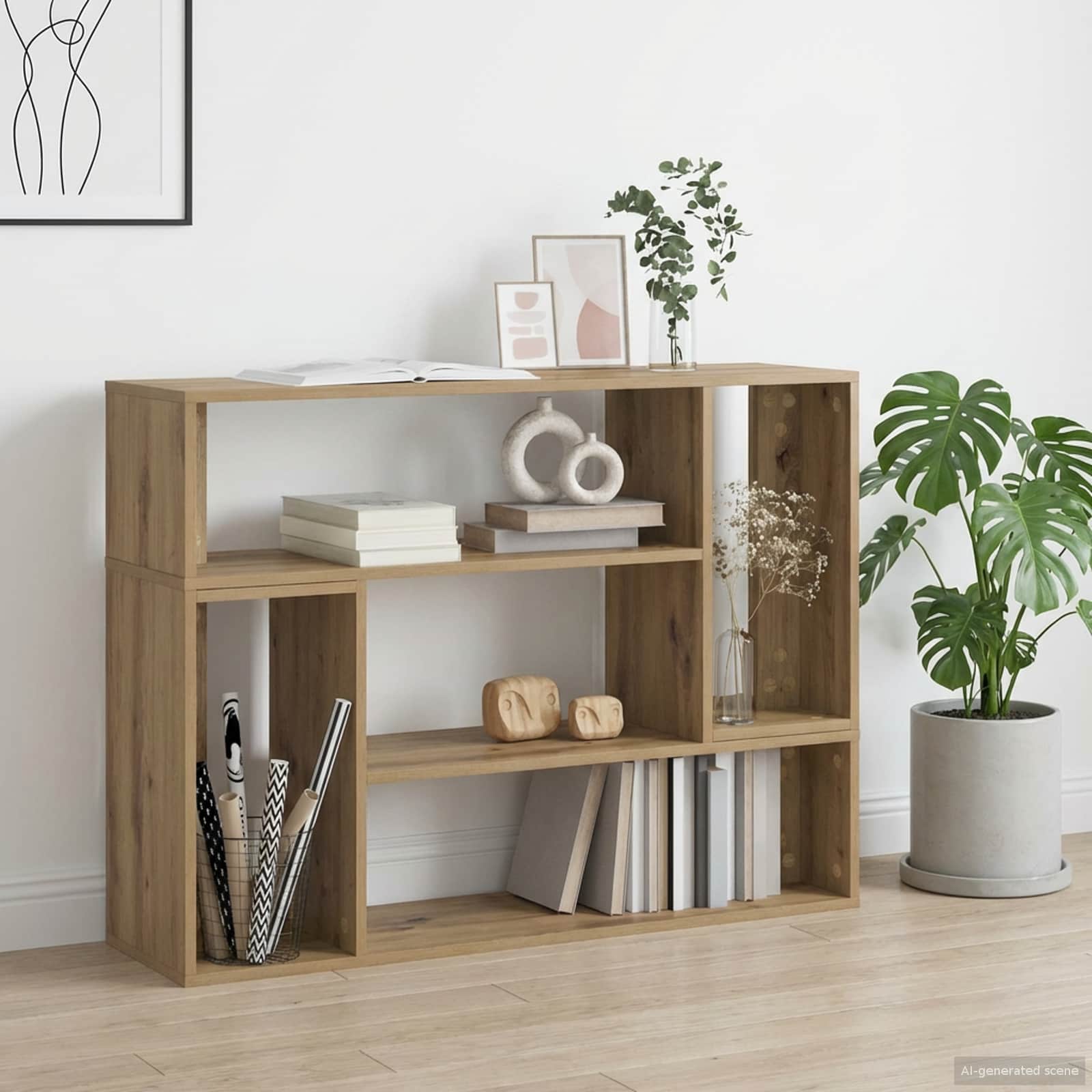 Ντουλάπι TV 100 x 30 x 50 cm Artisan Δρυς Επεξεργασμένο Ξύλο - Pakobazaar