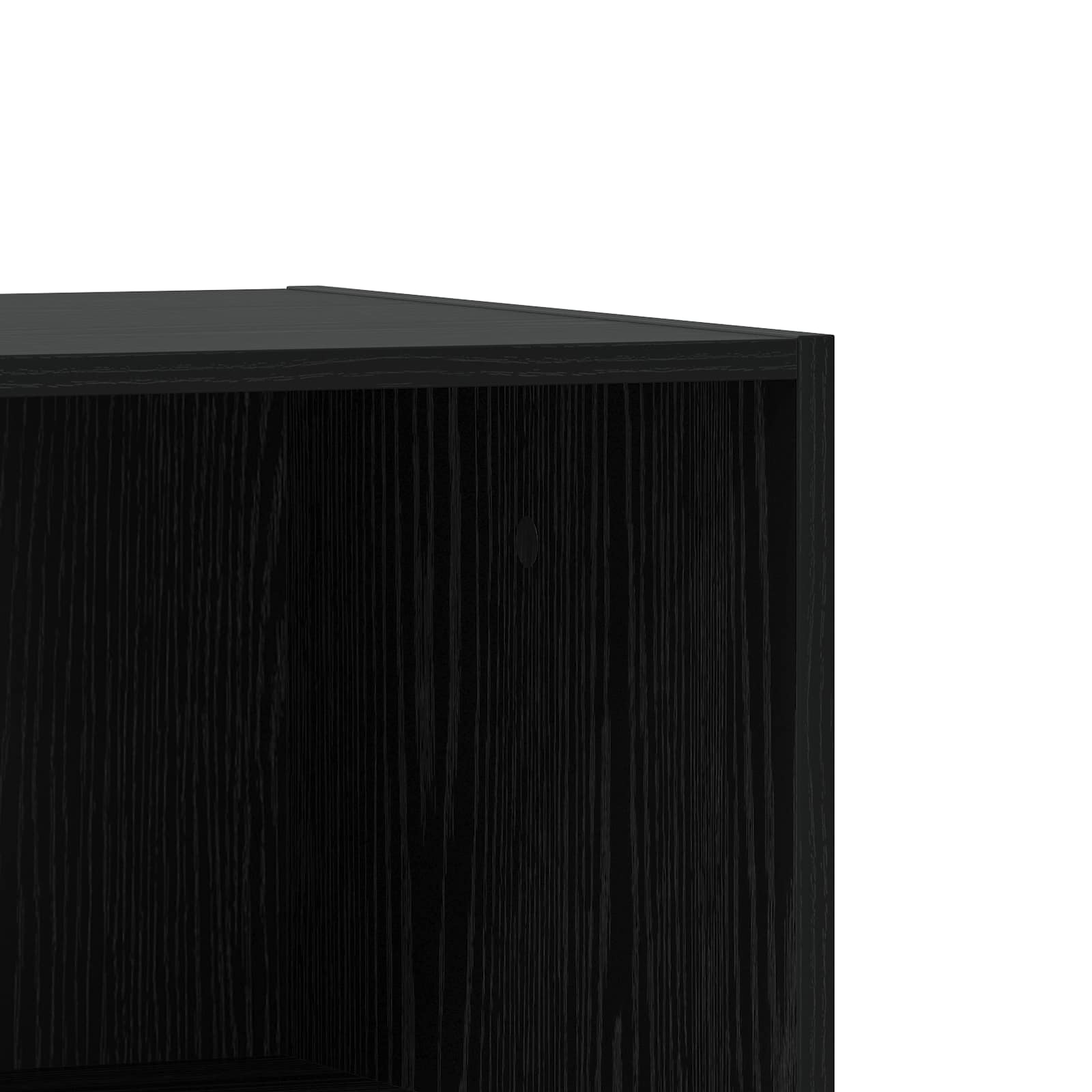 Ντουλάπι με ράφι με αποθήκευση Μαύρη δρυς 77 x 48 x 102 cm PB - Pakobazaar