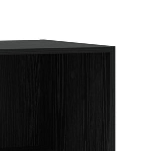 Ντουλάπι με ράφι με αποθήκευση Μαύρη δρυς 77 x 48 x 102 cm PB - Pakobazaar
