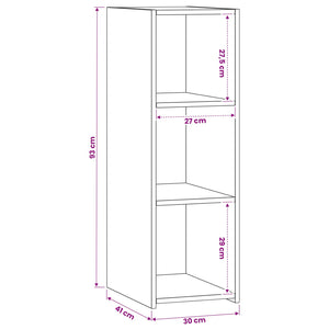 Πλαϊνό γραφείο Artisan Δρυς 30 x 41 x 93 εκ Επεξεργασμένο Ξύλο - Pakobazaar
