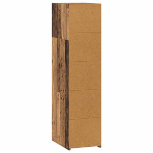 Highboard Παλαιωμένο ξύλο 30 x 41 x 124 εκ. Επεξεργασμένο Ξύλο - Pakobazaar
