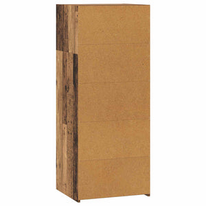 Highboard Παλαιωμένο ξύλο 50 x 41 x 124 εκ. Επεξεργασμένο Ξύλο - Pakobazaar