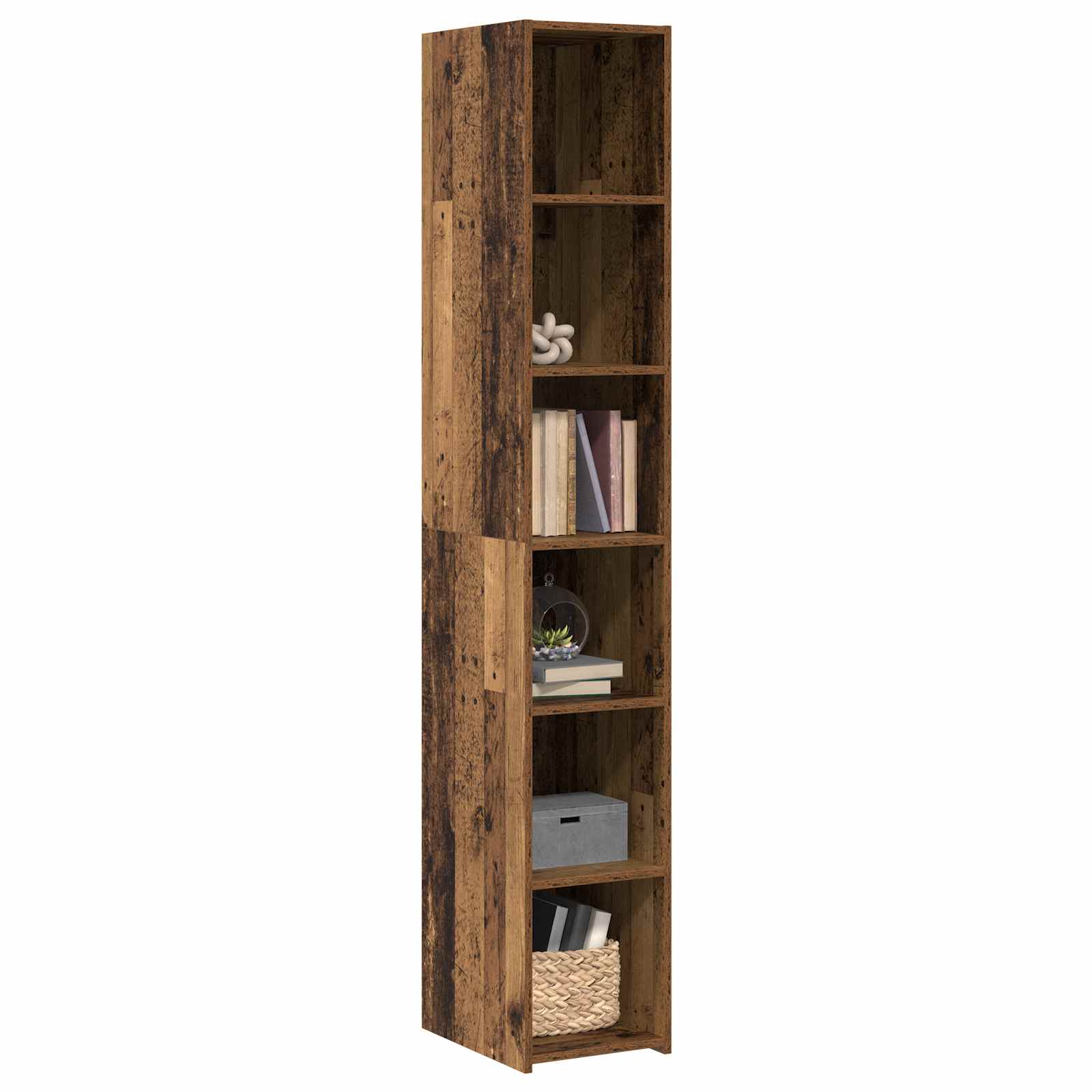 Highboard Παλαιωμένο ξύλο 30 x 41 x 185 εκ. Επεξεργασμένο Ξύλο - Pakobazaar