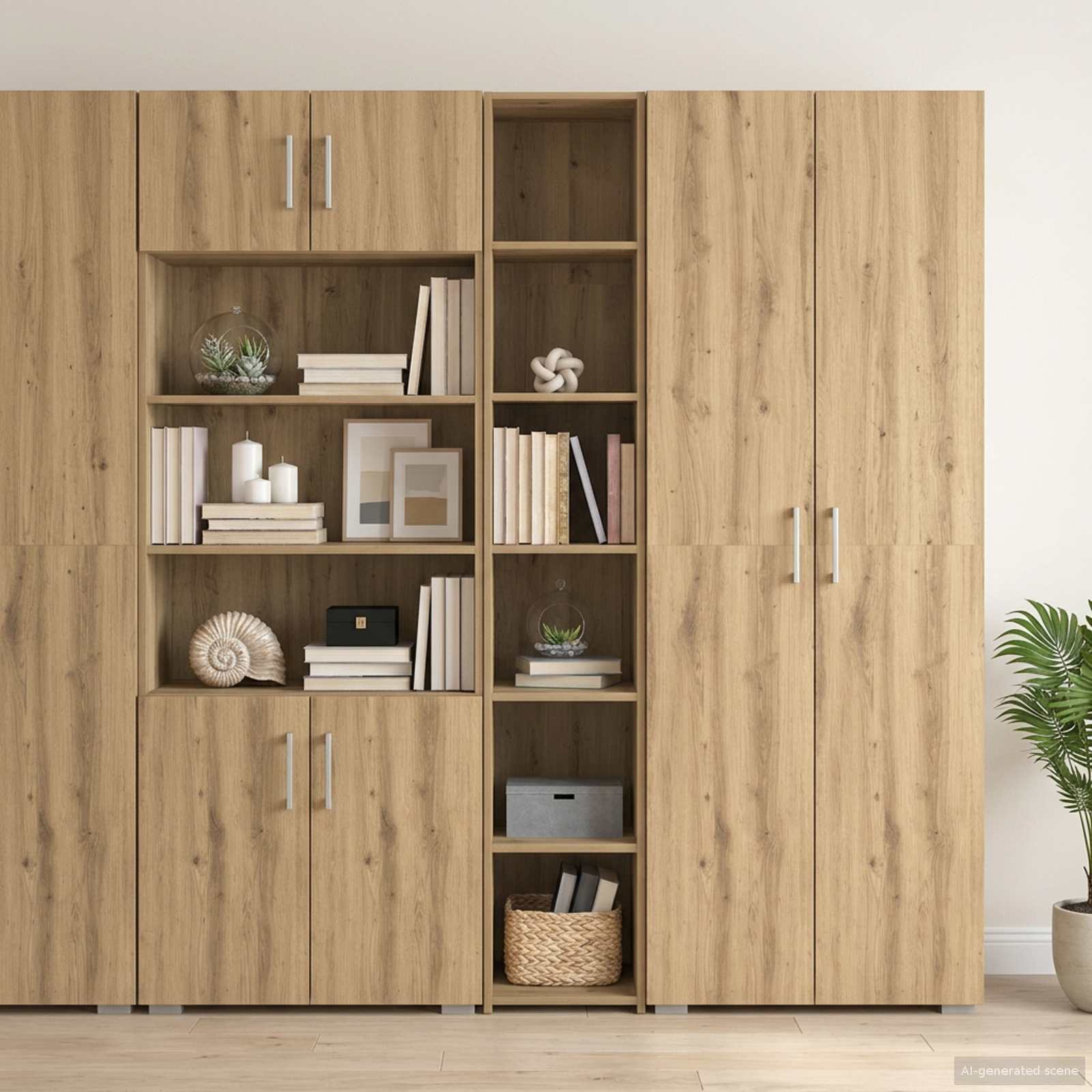 Highboard Artisan Δρυς 30 x 41 x 185 εκ. Επεξεργασμένο Ξύλο - Pakobazaar