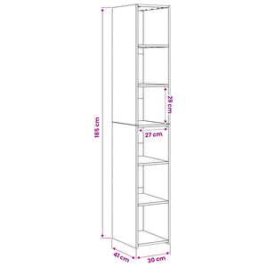 Highboard Artisan Δρυς 30 x 41 x 185 εκ. Επεξεργασμένο Ξύλο - Pakobazaar