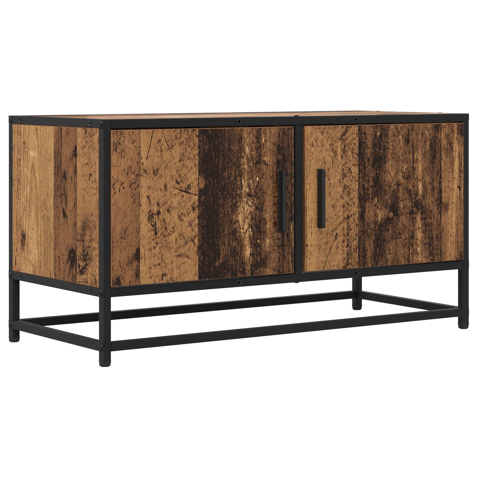 Ντουλάπι TV 80 x 34,5 x 40 εκ Παλαιωμένο ξύλο - Pakobazaar