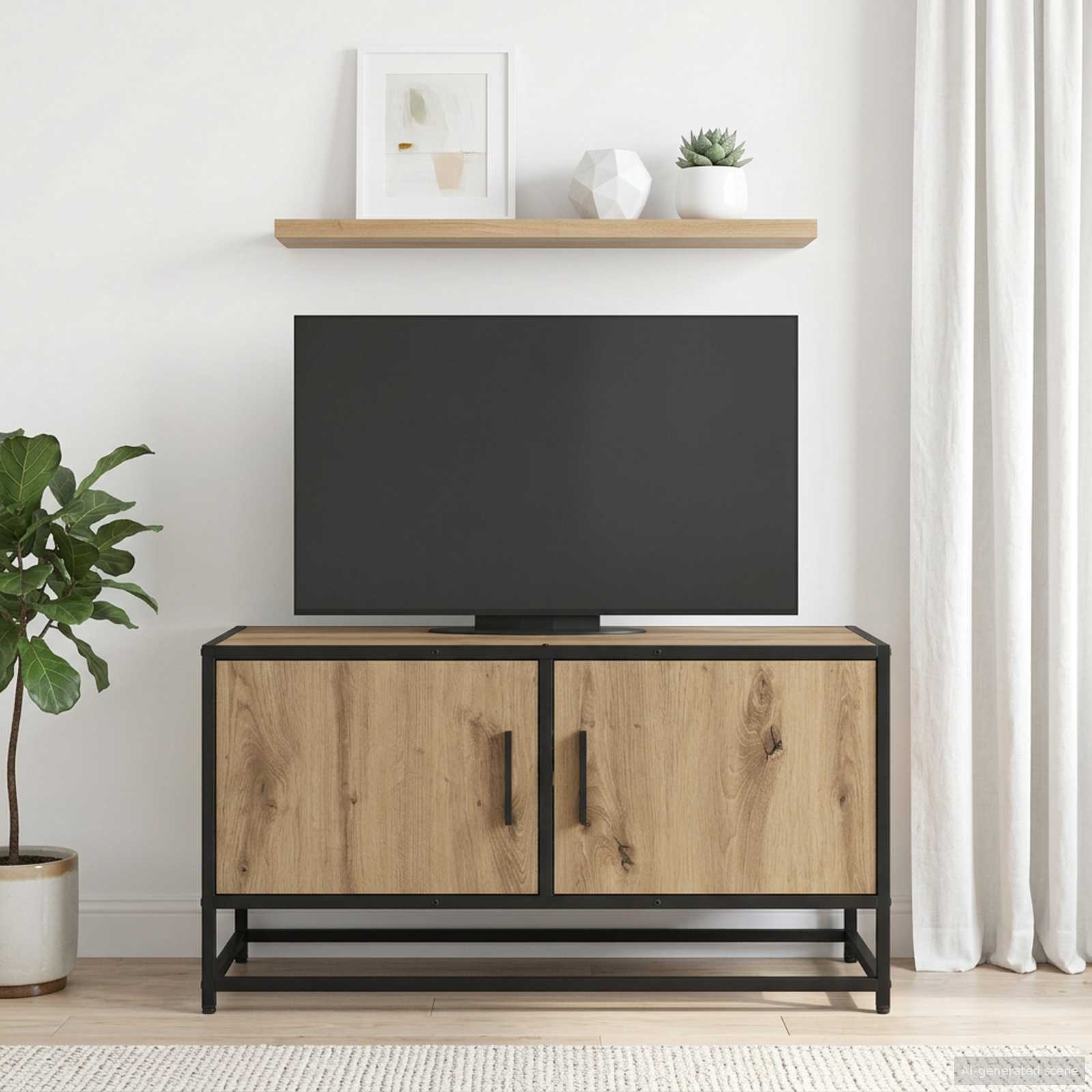 Ντουλάπι TV 80 x 34,5 x 40 εκ Artisan Δρυς Επεξεργασμένο Ξύλο