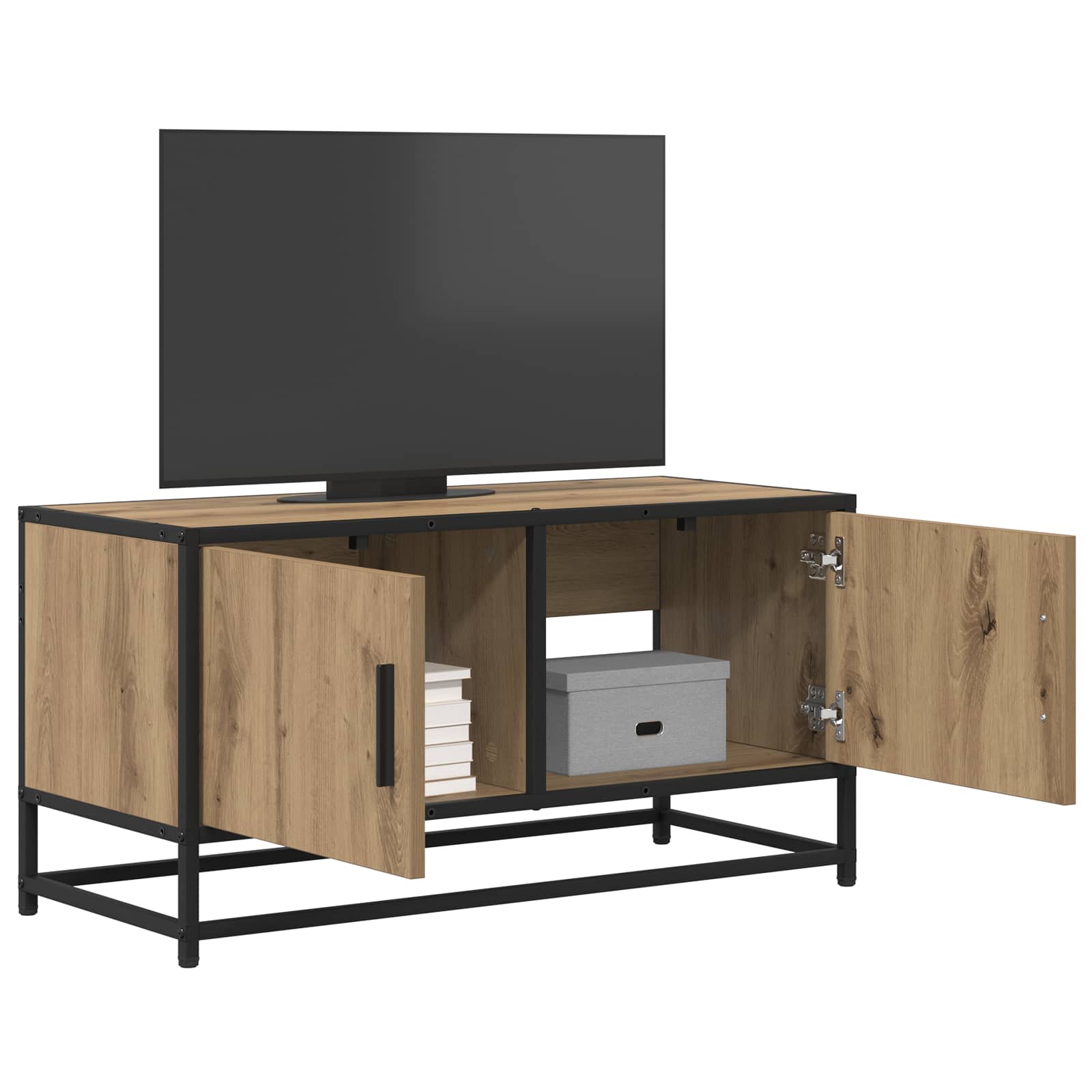Ντουλάπι TV 80 x 34,5 x 40 εκ Artisan Δρυς Επεξεργασμένο Ξύλο