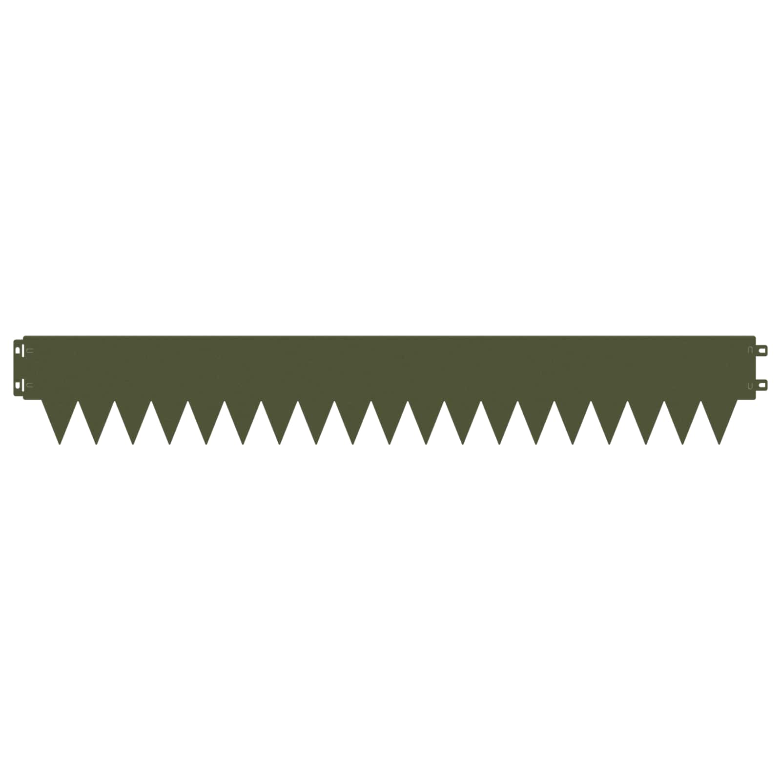 Περίγραμμα γκαζόν 20 pcs 103 x 15 εκ μέταλλο Λαδί